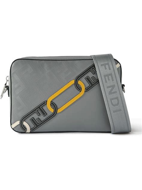 messenger bag fendi|fendi bag with thick strap.